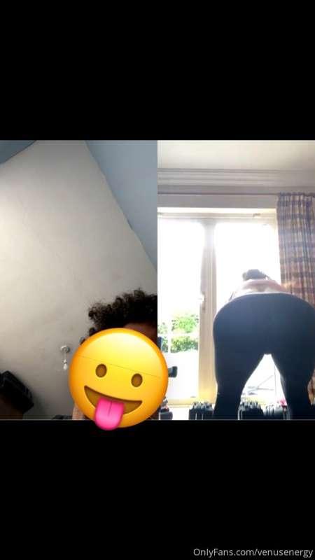 When your friend captures your workout on FaceTime hahaha
