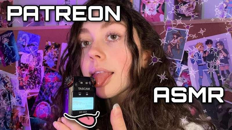 PATREON ASMR - Tascam Mic Licking w/ Other Mouth Sounds ( pacifier, face brushing )