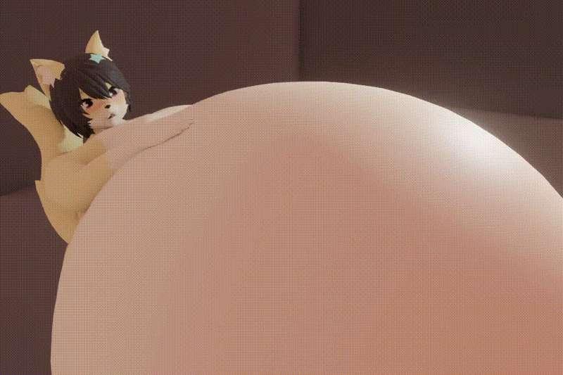 Slime inflated cat on the verge [Mini] [WEIRD]