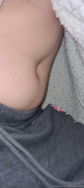 POV under my top, ready to finger my innie 😍☺