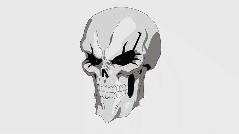 momonga head design for hentai from ( overlord ) 