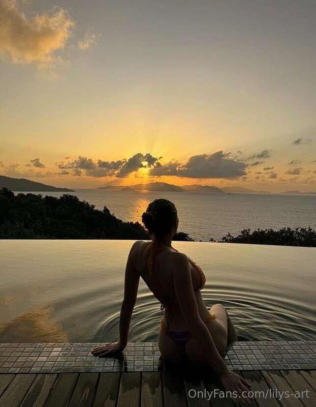 Sunsets are proof that no matter what happens, every day can..