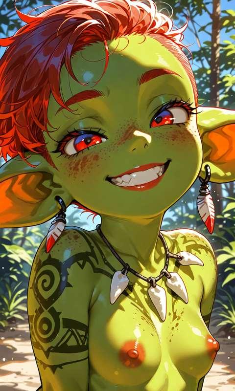 Tribal Goblins meet a Men's Tribe NSFW