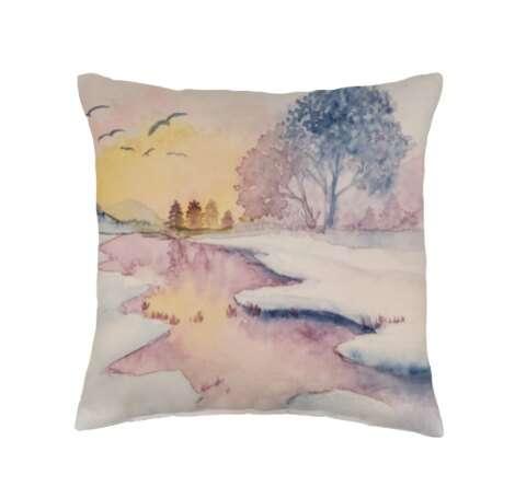 I just submitted my Warm Winter watercolor design to amazon ..