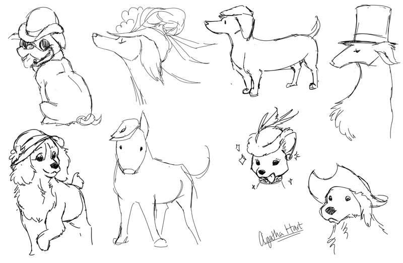 SFW Requests - Dogs with Hats