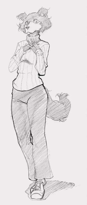Juno Casual Outfit Sketch