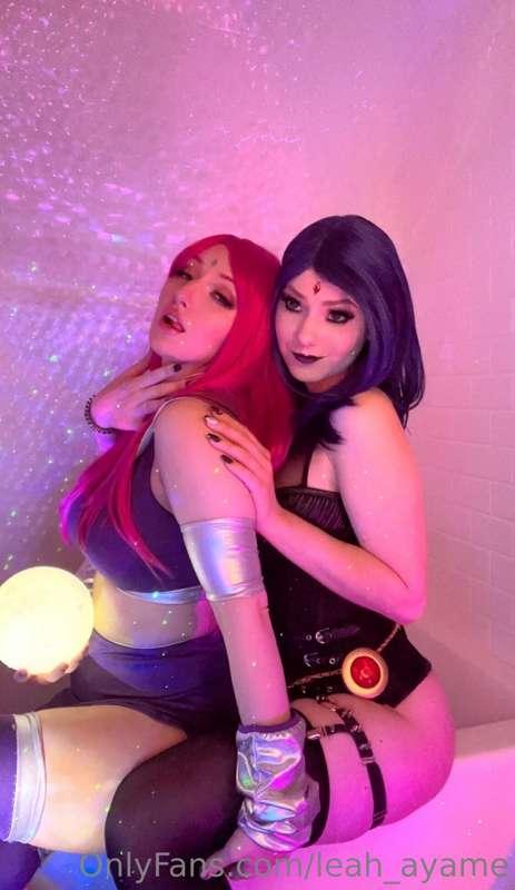 The lewds from this spicy Raven & Starfire set are in your D..