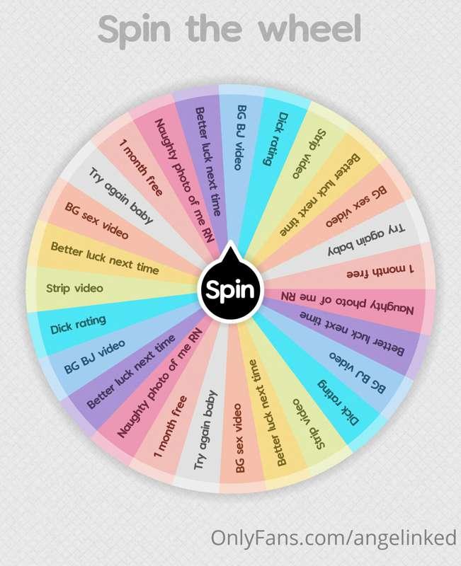 🌈 ***HAPPY FRIDAY, SPIN THE WHEEL*** 🌈

I hope you have an a..