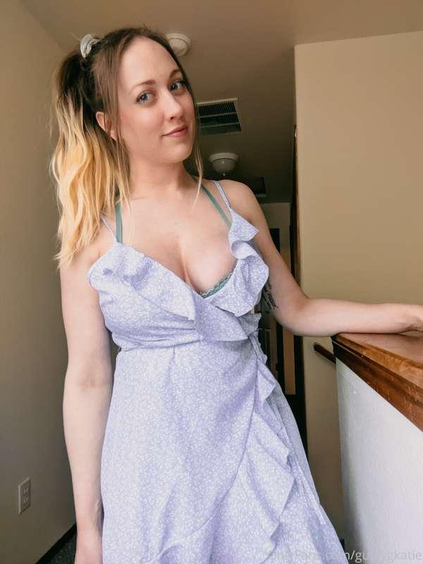 I love wearing a sundress on a hot, breezy day! It's perfect..