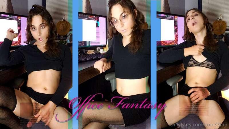Office fantasy, why isn't that report on my desk yet? Were y..