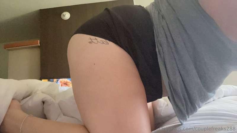 Can’t wait for daddy to bend me over tonight 💦