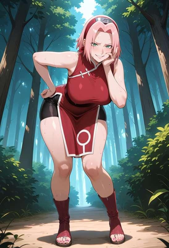 Naruto Shippuden | Sakura Outdoors NSFW