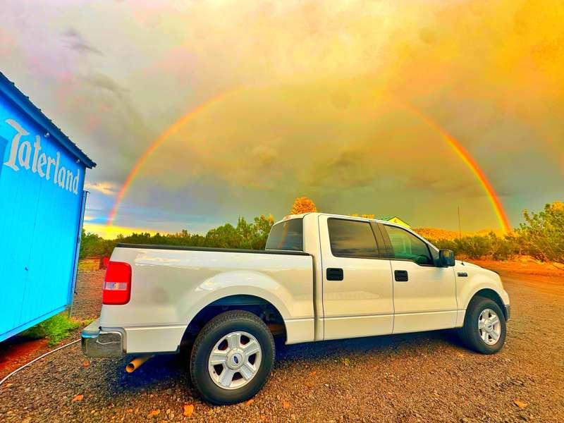 Rainbow after the rain. 