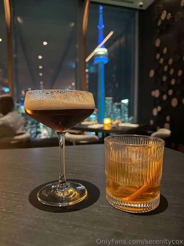 The view from the restaurant is stunning... and my date is a..