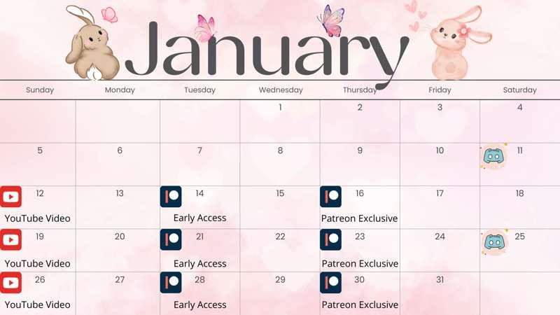 January Calendar!