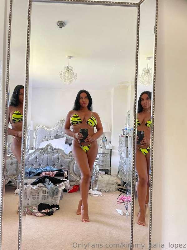 Trying on bikinis 👙 is it too much