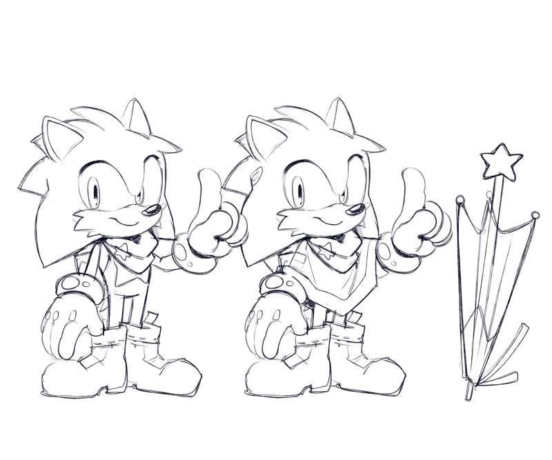 sketches for new character sheets  