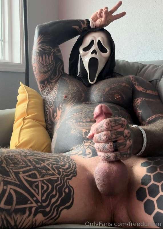 I should be stabbing you in the ass and throat with my cock…..