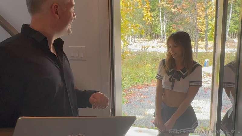 # Real Estate agent - My client's daughter@anaswaifu came to..
