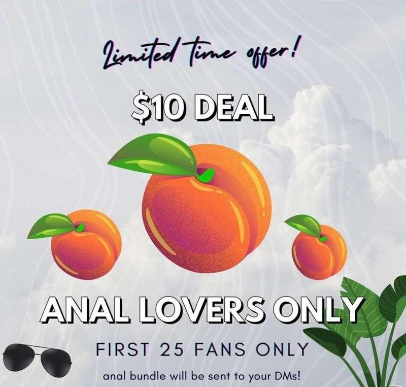 𝗢𝗡𝗟𝗬 𝗙𝗢𝗥 𝗠𝗬 𝗔𝗡𝗔𝗟 𝗟𝗢𝗩𝗘𝗥𝗦!!! 🍆🍑 - 𝘓𝘪𝘮𝘪𝘵𝘦𝘥 𝘴𝘱𝘰𝘵𝘴 !!! ✅
⚠️⚠️ ONL..