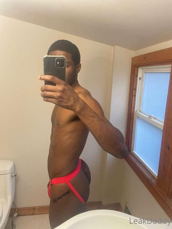 Wearing my jock strap to work tonight, let’s see how sweaty ..