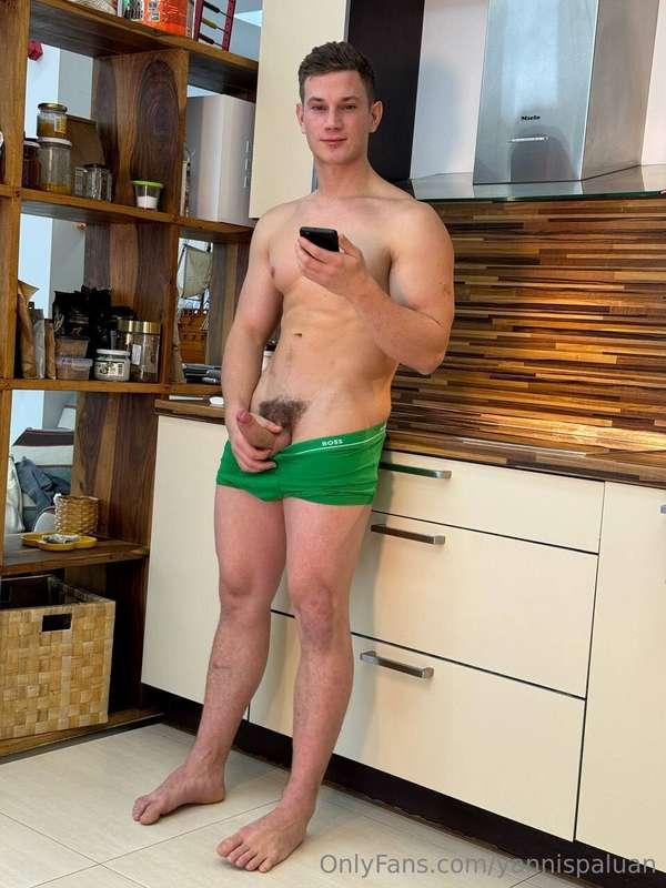 Caught me mid-stroke… you wanna watch, or should I turn the ..