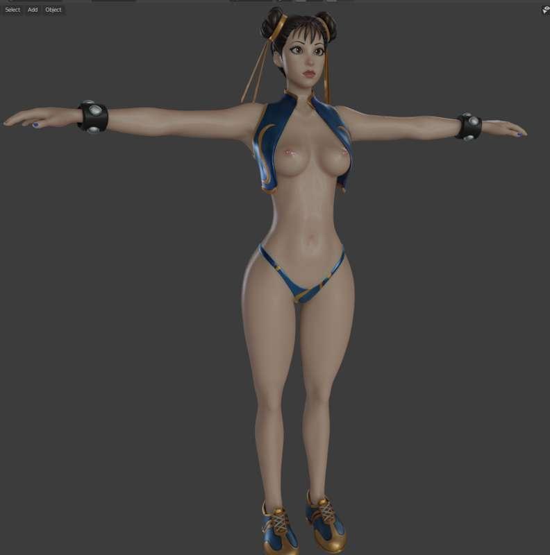 WIP - Chun-Li Model