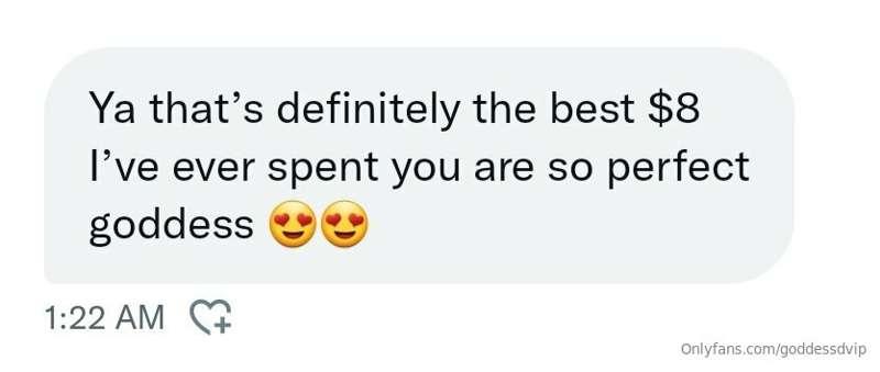 Every dollar spent with me is well worth it! ♥️💯🙏