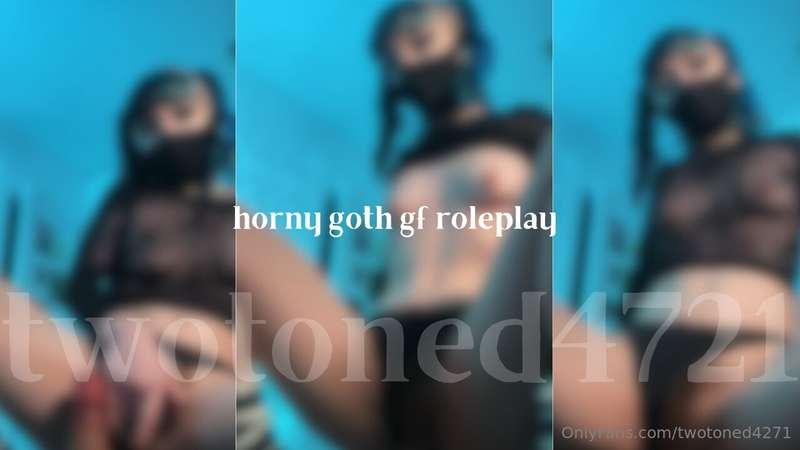 horny goth gf roleplay─── ･ ｡ﾟ☆: .☽ . :☆. ───hair level: bus..