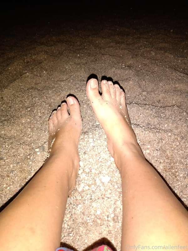 De noche en la playa 🤭