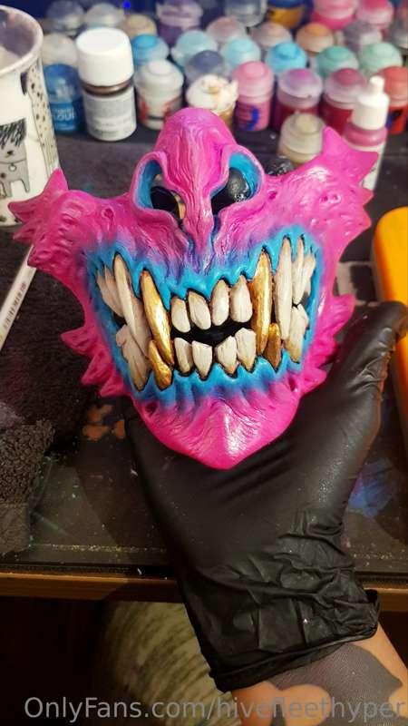 All finished! Just need some elastic and fabric to cover gap..