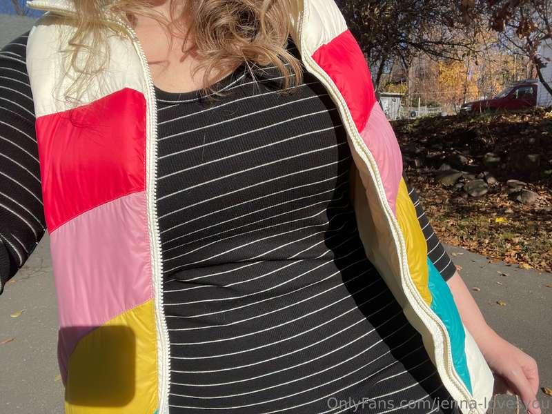 Thanksgiving:  Dress looks good in the sunlight!