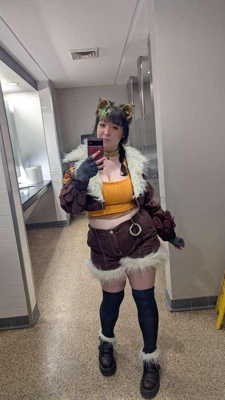 Tail off at the end of the con day. I know I went kind of my..