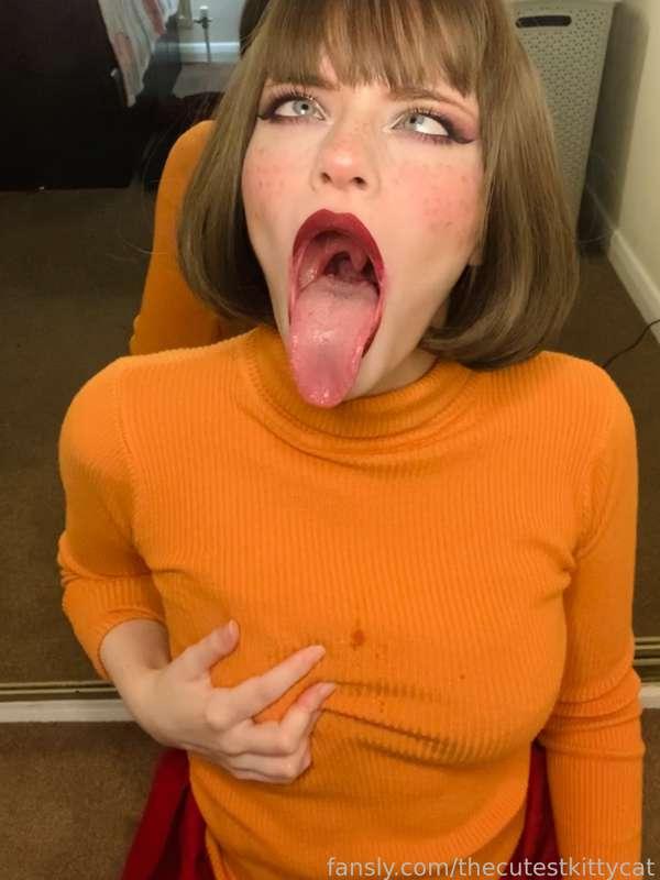 Use my fucking mouth and cum down my throat with your fat fucking cock ❤️ Drooling, ahegao, and mouth stretching~ 