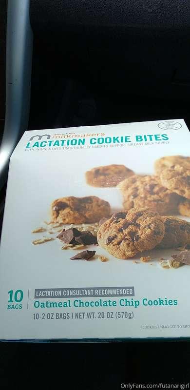 so I got a breast pump and cookies that are supposed to help..