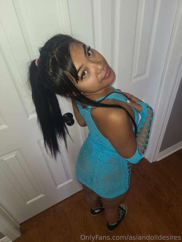 i sucked the shittt out of this cock babe in my sexy blue sh..