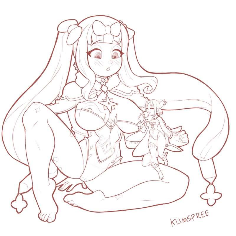 Chika/Kaguya Crossover WIP. 