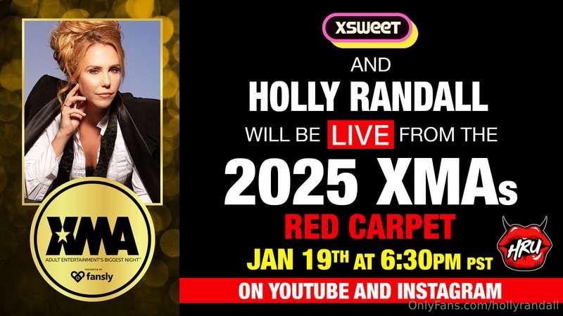 Don’t miss me tonight, live from the red carpet at the XMA A..