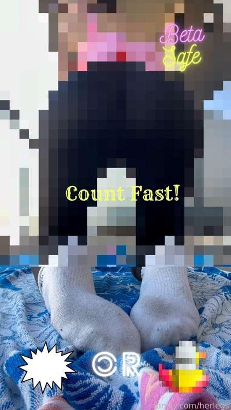 Locktober 🔐 is around the corner so I think that this one is exactly what a loser like you needs today..... I will allow you to squirt your disgusting beta juice... but only if you complete this task... now this task is going to determine if you are allowed to squirt or now... so it's up to you....

How fast are you at counting puppy? 
