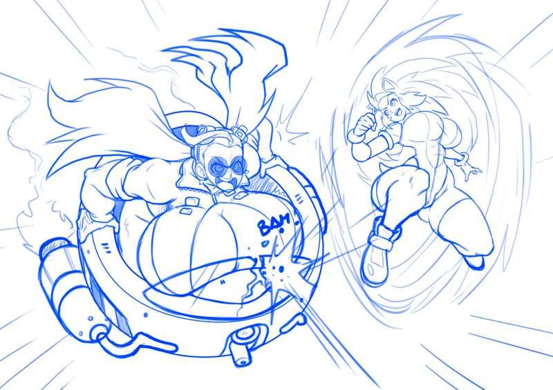 SANIC vs EGG MOM mini comic incoming!! :)