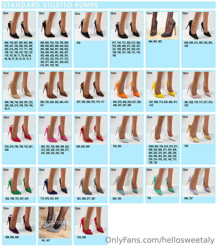 To the shoe people out there, you know who you are. It's tha..