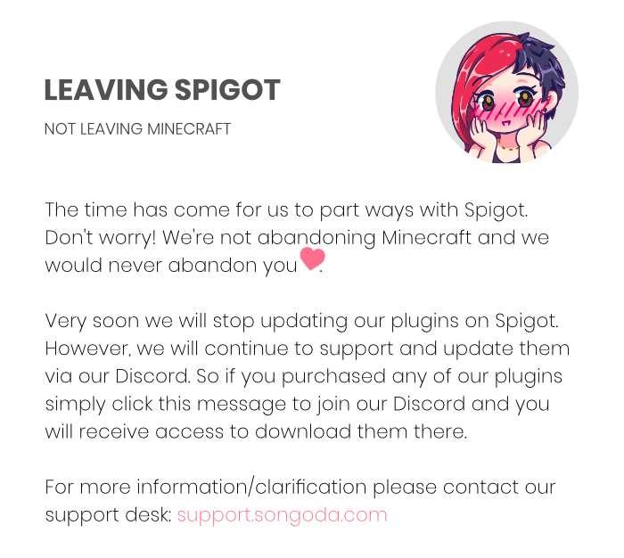 Leaving Spigot