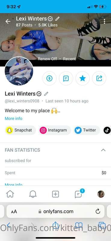 Y’all go sub to her she’s hot 🥵 https://onlyfans.com/lexi_wi..