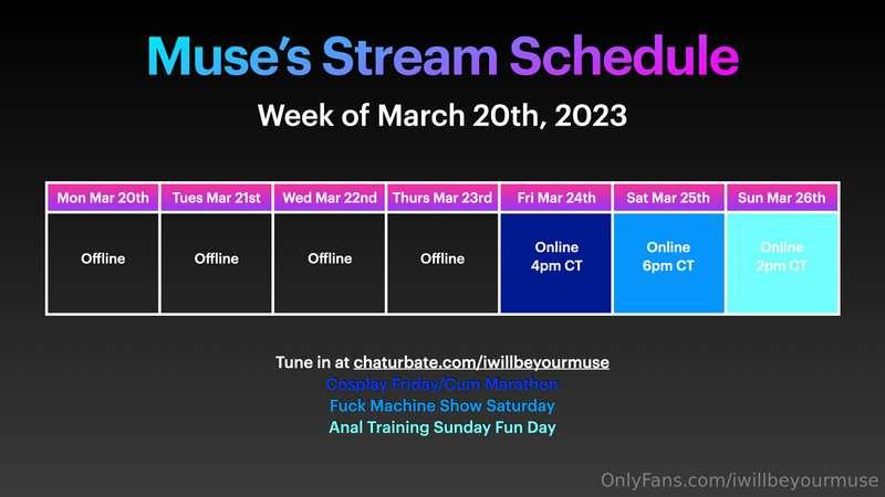 Here's this week's stream schedule! A little different from ..