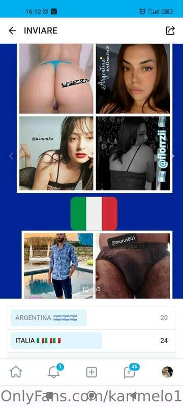 🇮🇹🇮🇹🇮🇹 VOTA ITALY 🇮🇹🇮🇹🇮🇹 https://onlyfans.com/459606175/home..