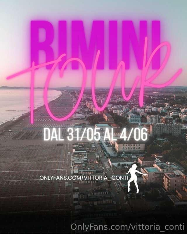 Sarò in tour a Rimini dal 31/05 al 4/06... Chi mi viene a tr..