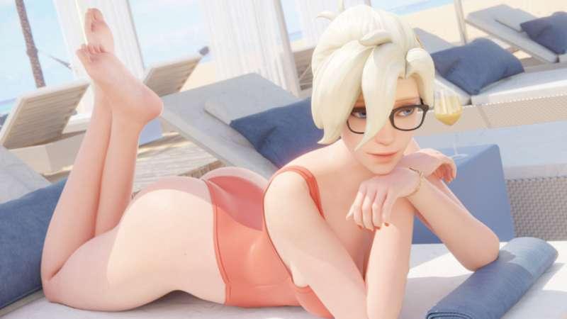 Mercy on the beach (8 images)