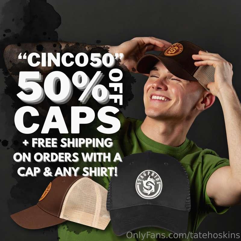Get 50% a StagPride cap using code “CINCO50” & receive FREE ..