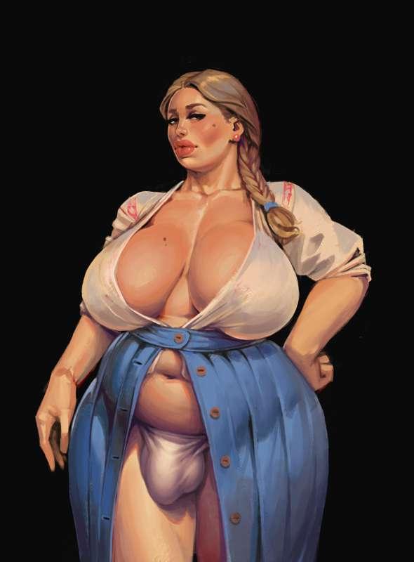 BBW peasant 