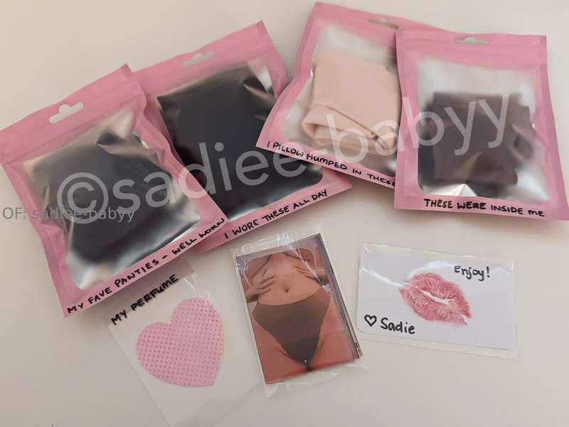 My panty packages 📦 You'll get the panties (sealed individua..